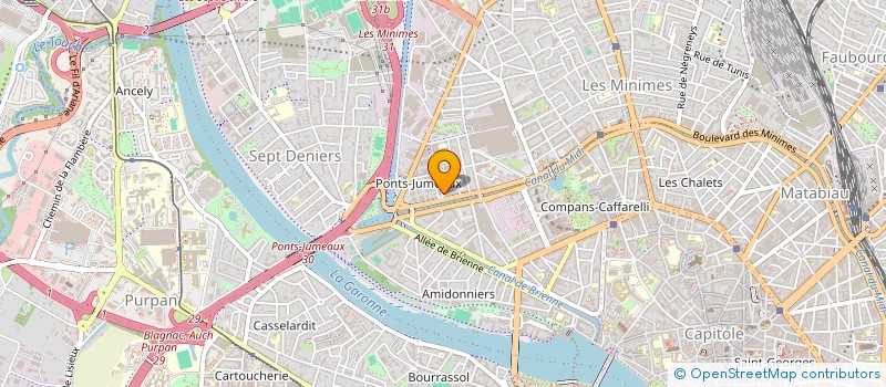 localisation de l'entreprise MONSIEUR CERENYS MENTREL PONS  TOULOUSE