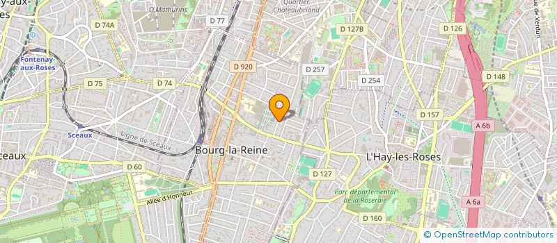 localisation de l'entreprise MONSIEUR CESAR ALGHANDOUR à BOURG-LA-REINE