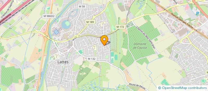 localisation de l'entreprise MONSIEUR CESAR-ANTOINE BOUCHART à LATTES