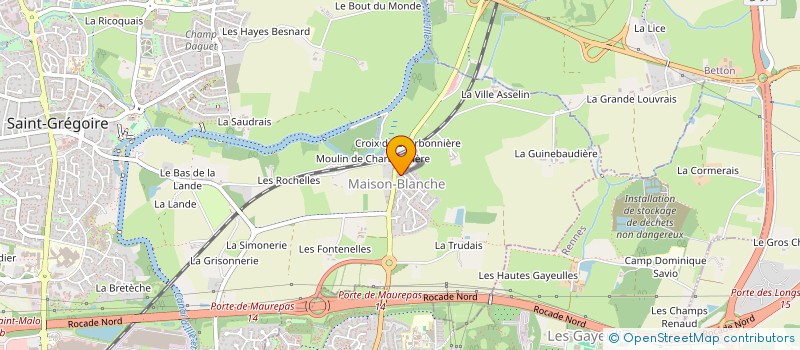 localisation de l'entreprise MONSIEUR CESAR ARGHIRUDIS  SAINT-GREGOIRE