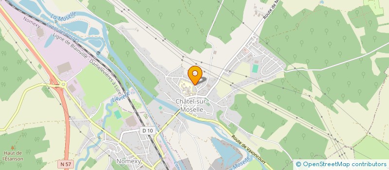 localisation de l'entreprise MONSIEUR CESAR ATAMNA  CHATEL-SUR-MOSELLE