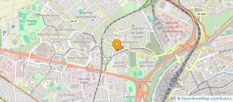 localisation de l'entreprise MONSIEUR CESAR AVALOS MIQUELEZ à STRASBOURG