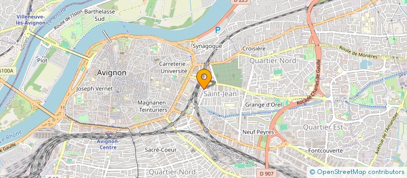 localisation de l'entreprise MONSIEUR CESAR BAJUS  AVIGNON