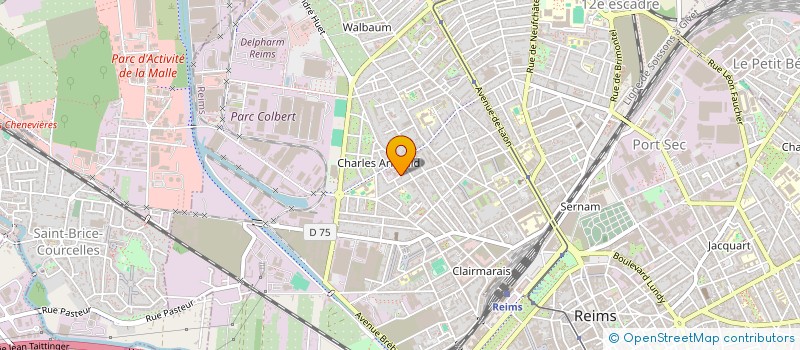 localisation de l'entreprise MONSIEUR CESAR BLIN à REIMS