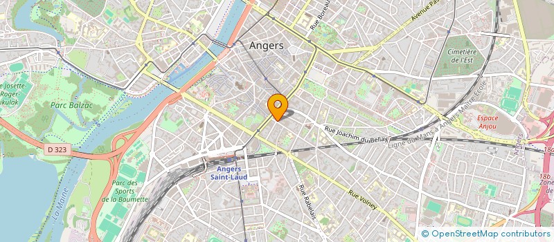 localisation de l'entreprise MONSIEUR CESAR BRUNET à ANGERS