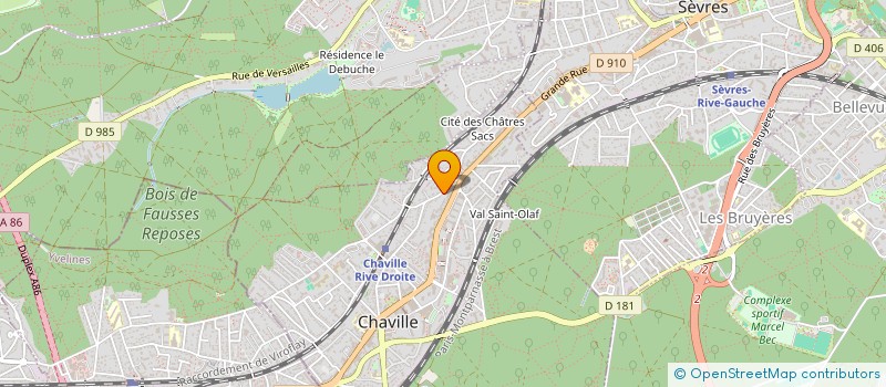 localisation de l'entreprise MONSIEUR CESAR BURCHI à CHAVILLE