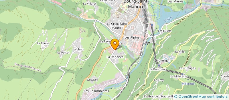 localisation de l'entreprise MONSIEUR CESAR CARRASCO  BOURG-SAINT-MAURICE