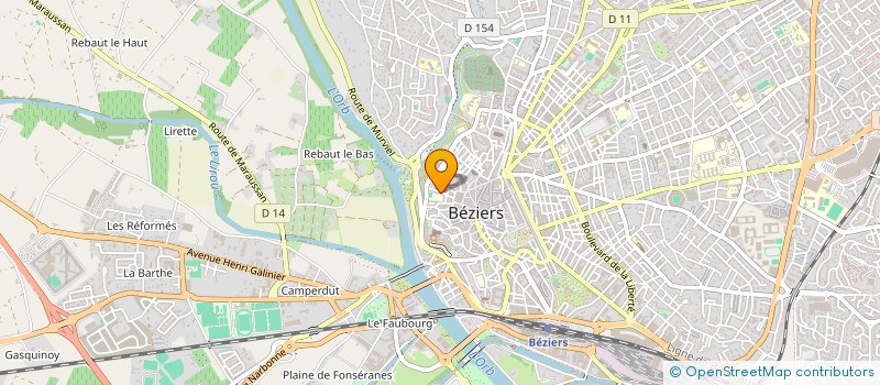 localisation de l'entreprise MONSIEUR CESAR CARRION à BEZIERS
