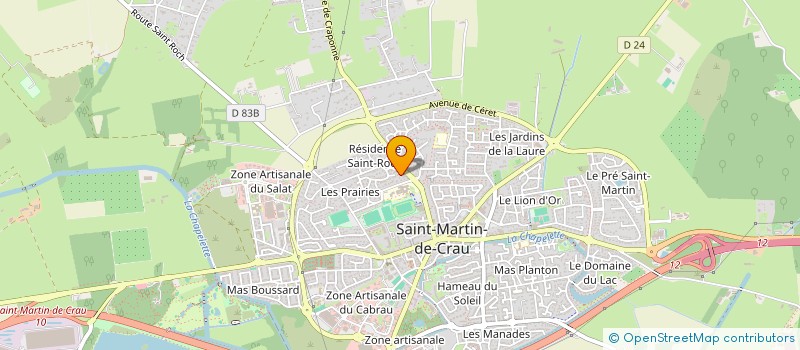 localisation de l'entreprise MONSIEUR CESAR CASTRO  SAINT-MARTIN-DE-CRAU