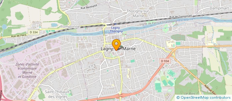 localisation de l'entreprise MONSIEUR CESAR CEBALLOS à LAGNY-SUR-MARNE