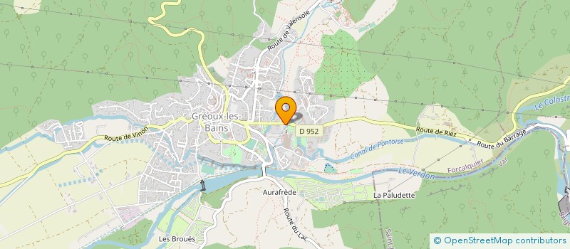 localisation de l'entreprise MONSIEUR CESAR CHASPOUL  GREOUX-LES-BAINS