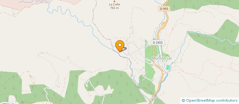 localisation de l'entreprise MONSIEUR CESAR D'ALESSANDRI  MONTFERRAT