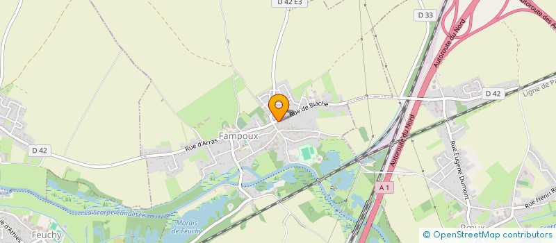 localisation de l'entreprise MONSIEUR CESAR DE FRESCHI  RUX