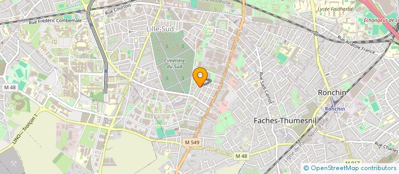 localisation de l'entreprise MONSIEUR CESAR DELAOUSTRE à LILLE