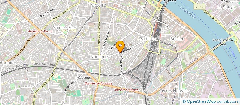 localisation de l'entreprise MONSIEUR CESAR DESPAUX  BORDEAUX