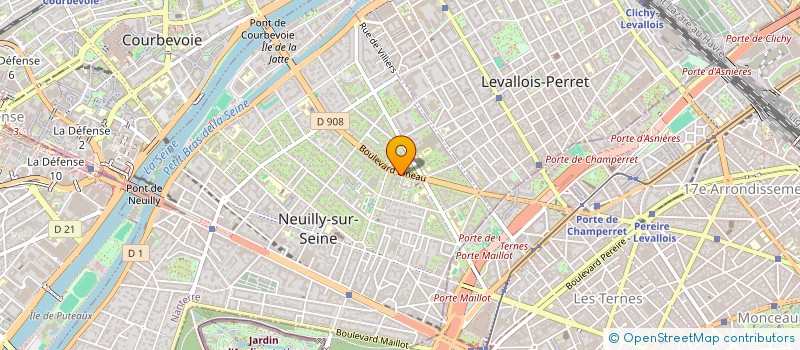 localisation de l'entreprise MONSIEUR CESAR DI MAMBRO à NEUILLY-SUR-SEINE