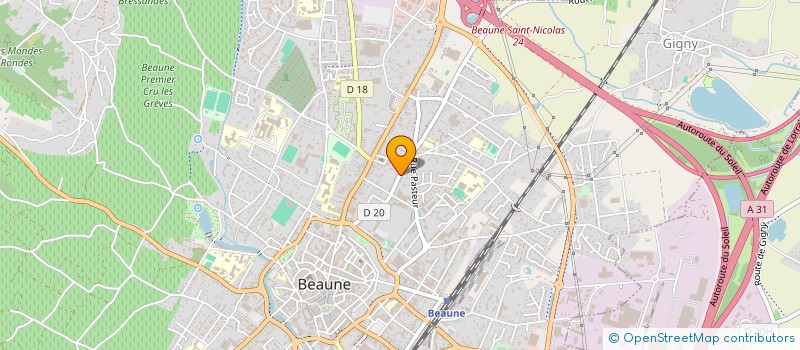 localisation de l'entreprise MONSIEUR CESAR DUCOS à BEAUNE