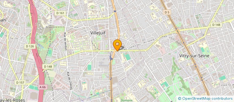 localisation de l'entreprise MONSIEUR CESAR DUPONT à VILLEJUIF