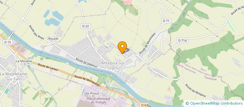 localisation de l'entreprise MONSIEUR CESAR ESCOLAR  MIREPOIX-SUR-TARN