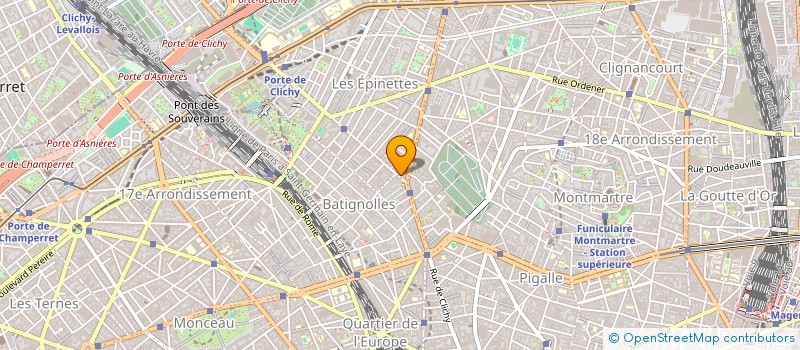 localisation de l'entreprise MONSIEUR CESAR EUVRARD  PARIS