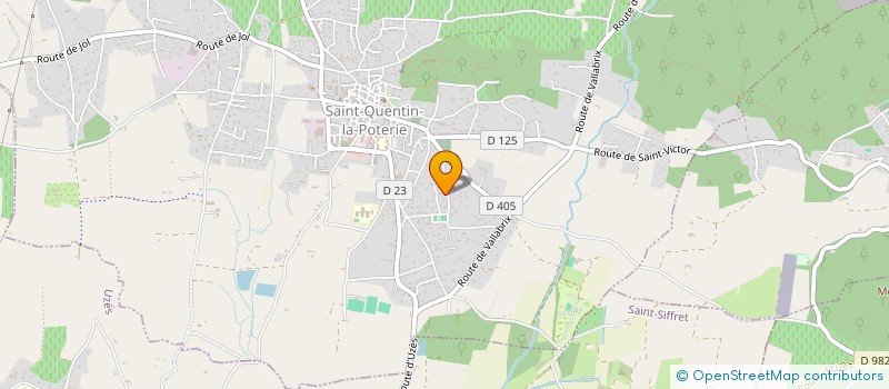 localisation de l'entreprise MONSIEUR CESAR FERNANDEZ  SAINT-QUENTIN-LA-POTERIE