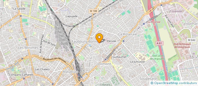 localisation de l'entreprise MONSIEUR CESAR GASTON  TOULOUSE