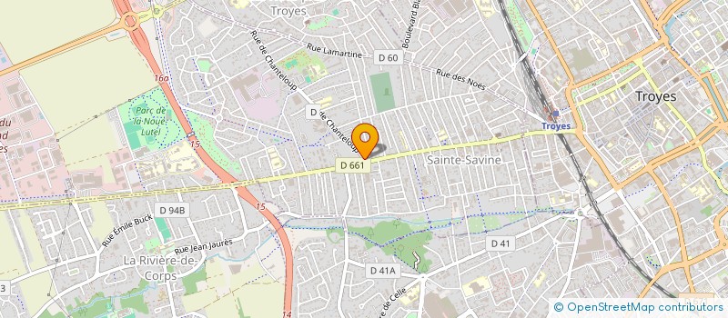 localisation de l'entreprise MONSIEUR CESAR GAUCHER  SAINTE-SAVINE