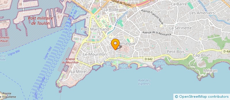 localisation de l'entreprise MONSIEUR CESAR GAVORY  TOULON