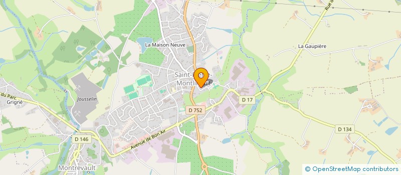 localisation de l'entreprise MONSIEUR CESAR GILLOT à BEAUPREAU-EN-MAUGES
