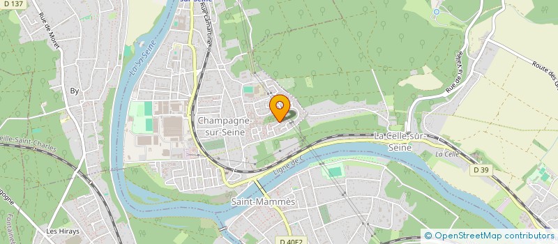 localisation de l'entreprise MONSIEUR CESAR GONCALVES FONTES  CHAMPAGNE-SUR-SEINE