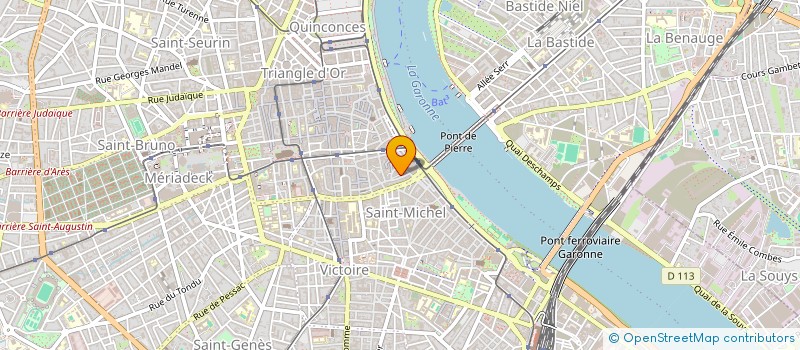 localisation de l'entreprise MONSIEUR CESAR HOUIS  BORDEAUX