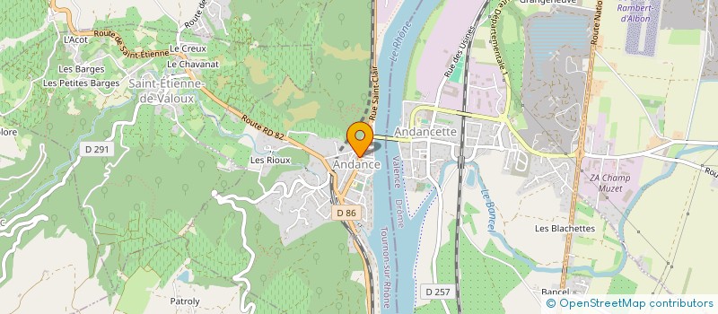 localisation de l'entreprise MONSIEUR CESAR JOAO LOPES PEREIRA  ANDANCE