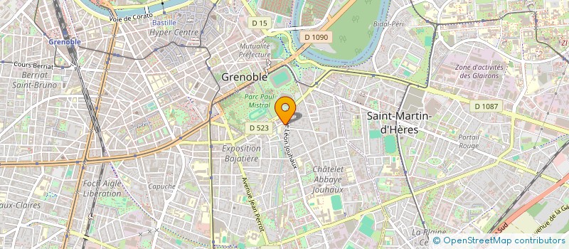 localisation de l'entreprise MONSIEUR CESAR JOFFRE  GRENOBLE