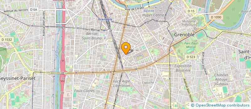 localisation de l'entreprise MONSIEUR CESAR KOSTIGUIAN à GRENOBLE