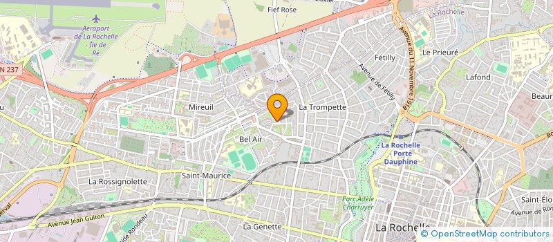 localisation de l'entreprise MONSIEUR CESAR MONGEAU  LA ROCHELLE