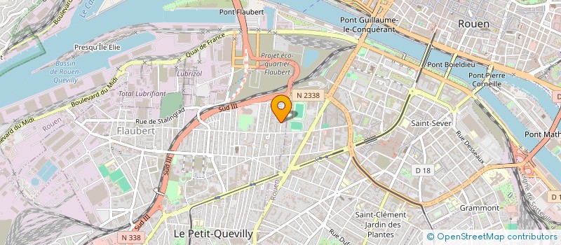 localisation de l'entreprise MONSIEUR CESAR MONTAS  LE PETIT-QUEVILLY