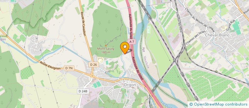 localisation de l'entreprise MONSIEUR CESAR OGE  ORGON