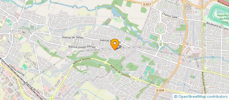 localisation de l'entreprise MONSIEUR CESAR OLIVEIRA  LESCAR