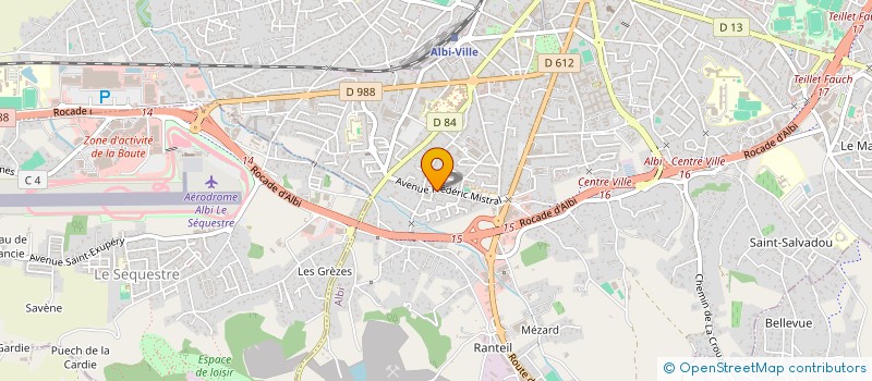 localisation de l'entreprise MONSIEUR CESAR OMER à ALBI