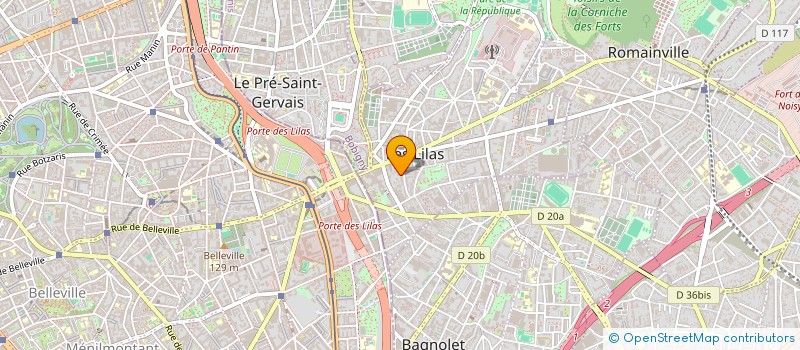 localisation de l'entreprise MONSIEUR CESAR ORLANDAZZI à LES LILAS
