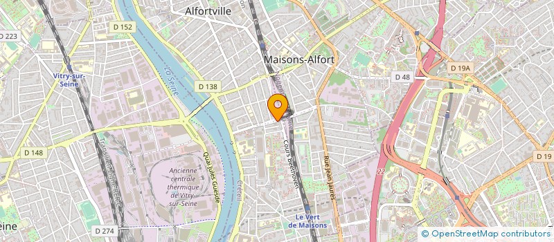 localisation de l'entreprise MONSIEUR CESAR PAQUIN  ALFORTVILLE