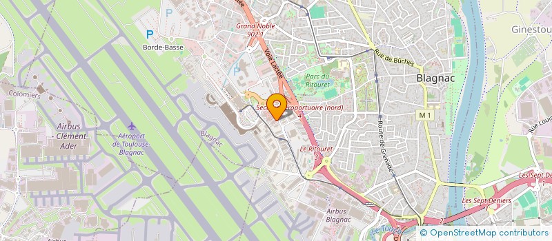 localisation de l'entreprise MONSIEUR CESAR PAULO FERNANDES DE ABREU  BLAGNAC