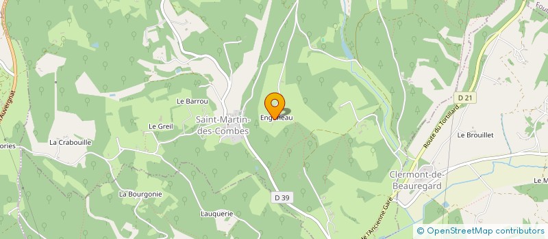 localisation de l'entreprise MONSIEUR CESAR PIGEARD DE GURBERT  SAINT-MARTIN-DES-COMBES