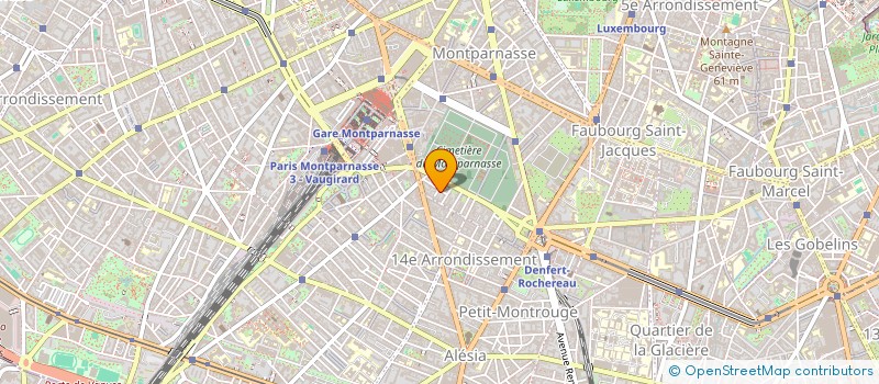 localisation de l'entreprise MONSIEUR CESAR POIRRIER  PARIS