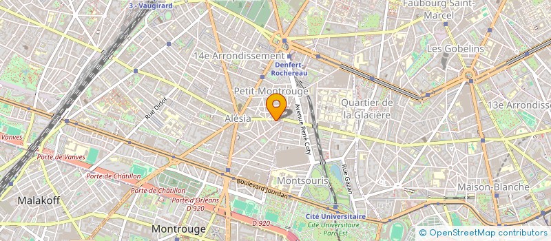 localisation de l'entreprise MONSIEUR CESAR ROUSSEL  PARIS