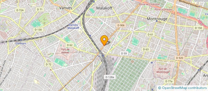 localisation de l'entreprise MONSIEUR CESAR SALINAS CEREZO  MONTROUGE