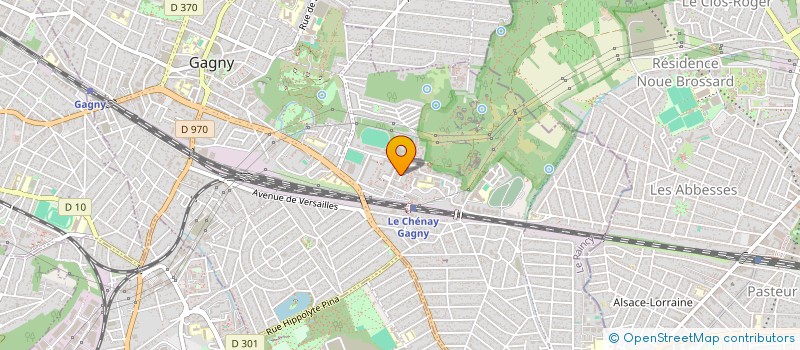 localisation de l'entreprise MONSIEUR CESAR SANCHA BARBOSA  GAGNY