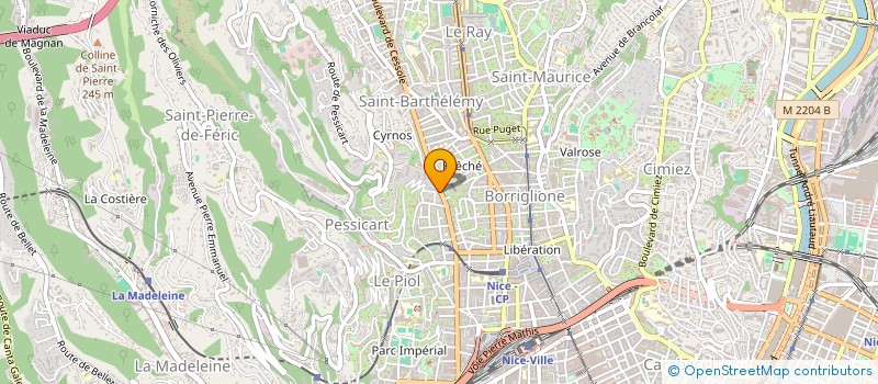 localisation de l'entreprise MONSIEUR CESAR SANDOVAL à NICE