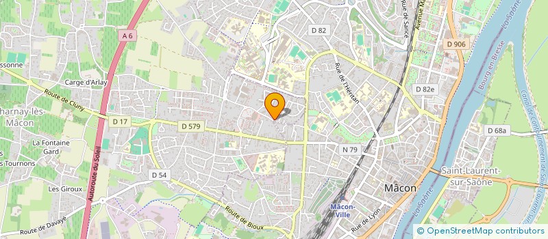 localisation de l'entreprise MONSIEUR CESAR SANDRIN  CHARNAY-LES-MACON