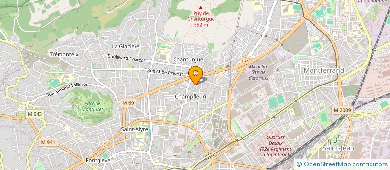 localisation de l'entreprise MONSIEUR CESAR SANTOS DIOGO  CLERMONT-FERRAND